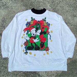 Vintage 90s Mickey and Minnie Crewneck Sweatshirt
